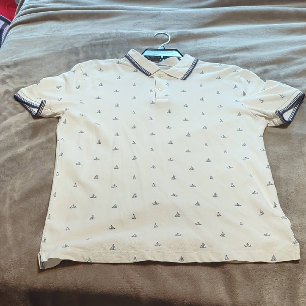Express Sailboat Pattern Polo